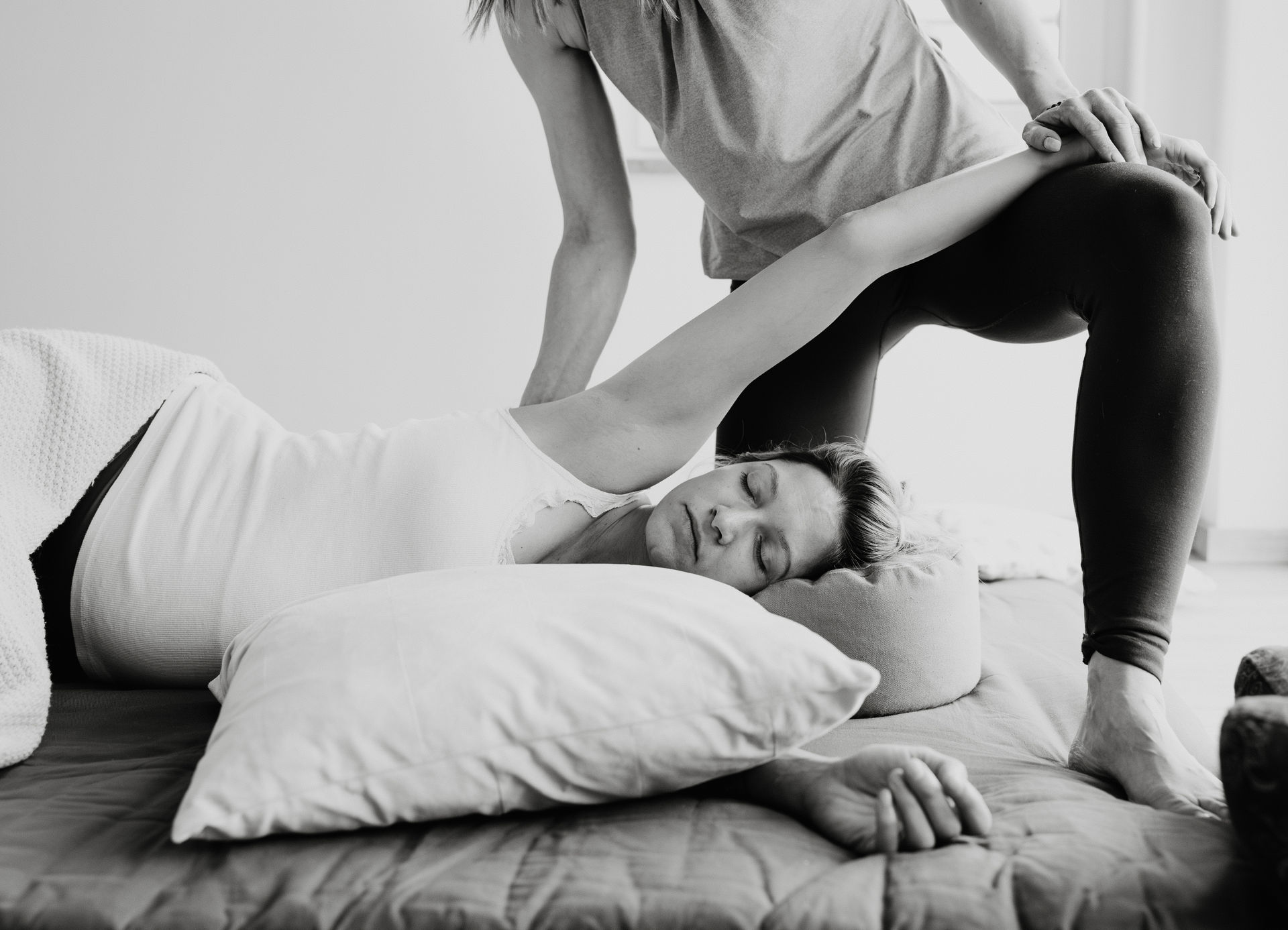 Schwangerschaftsmassage Thai Yoga Massage in der Schwangerschaft